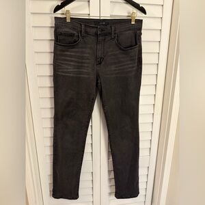 Joe's Jeans Dark Gray Faded Black Skinny Jeans Size 32